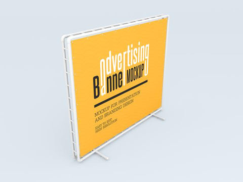 Free Advertising Banner Mockup Psd