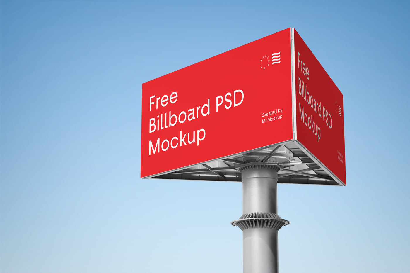 Free Advertising Billboard Mockup