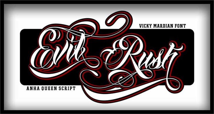 Free Anha Queen version Font