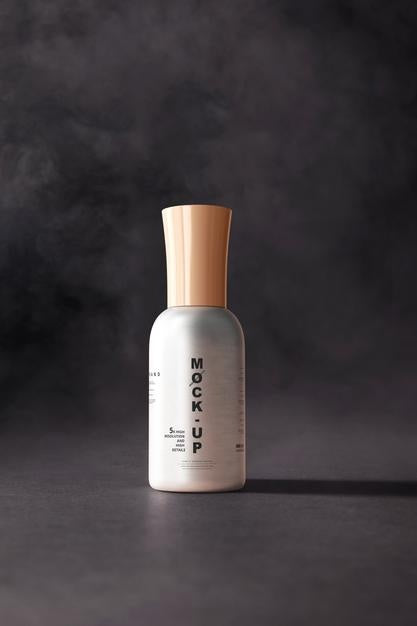 Free Aluminum Body Nail Polish Bottle Mockup Psd