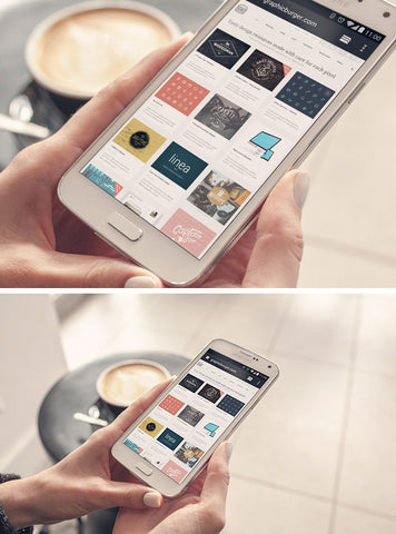 Free Android Phone Psd Mockup