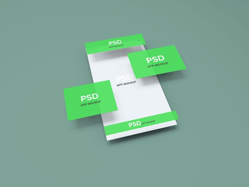 Free App Display Psd Mockup