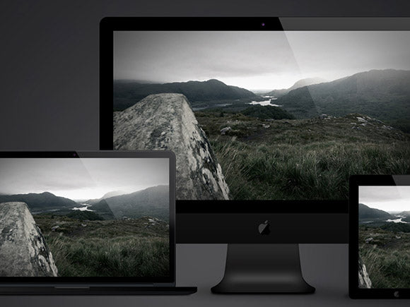 Free Apple Devices Psd Mockups