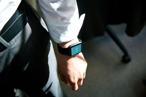 Free Apple Watch Mockup on Man’s Hand