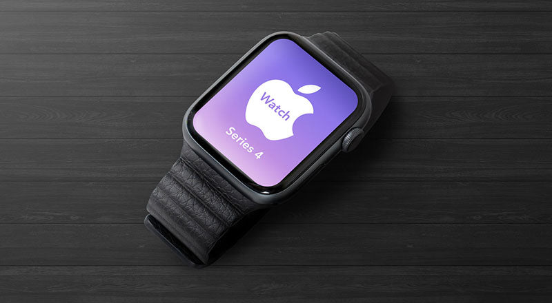 Free Apple Watch Series 4 Mockup Psd