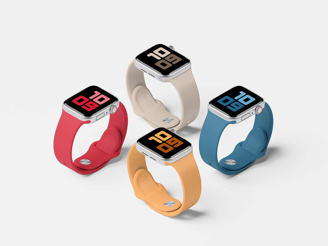 Free Apple Watch Series 5 Set Mockup