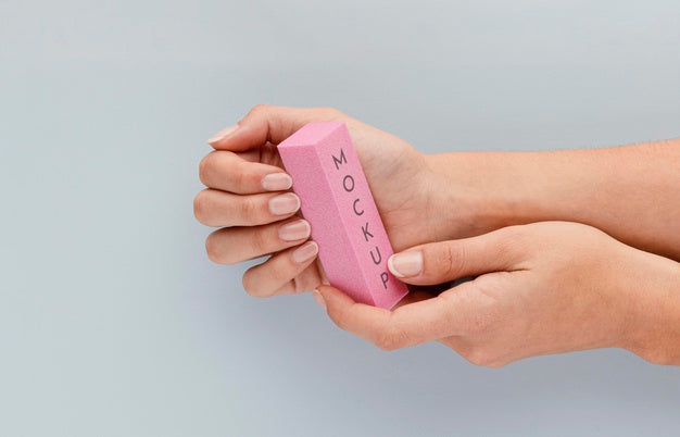 Free Arrangement Of Nail Care Products With Mock-Up Psd