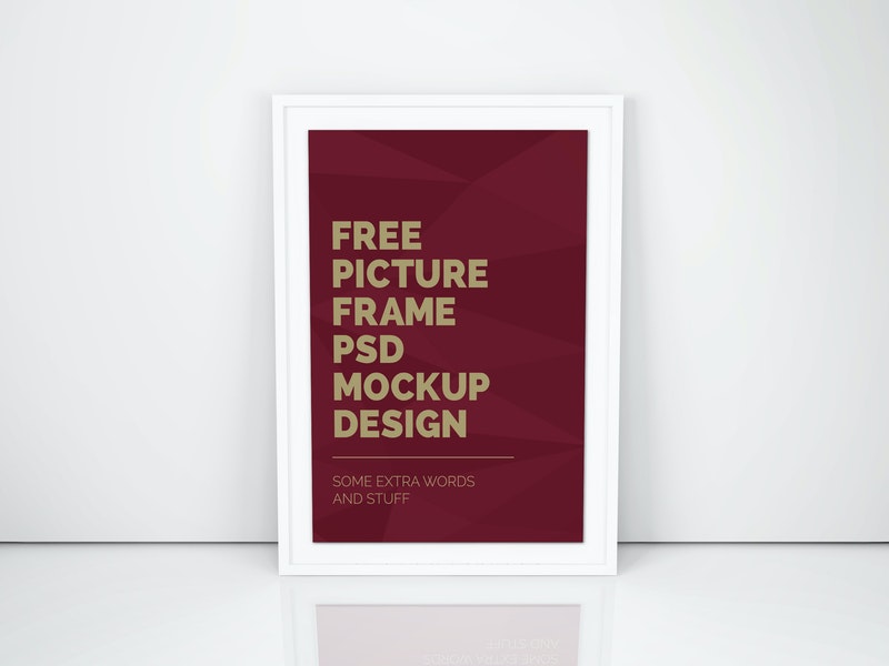 Free Artwork Frame Psd Mockup Vol.5