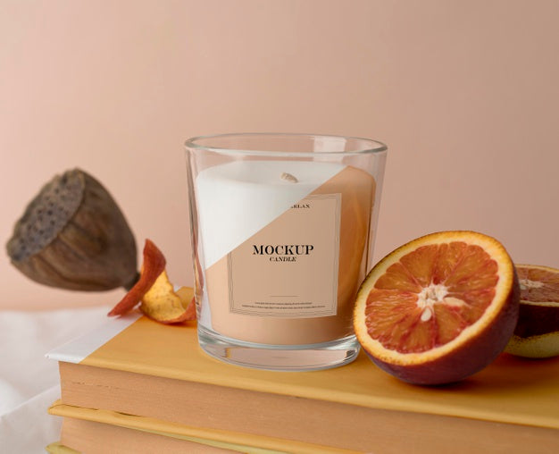 Free Assortment Of Mock-Up Candle Packaging Psd