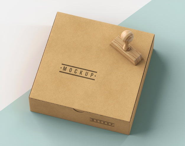 Free Assortment Of Stamp And Box Labeled Psd