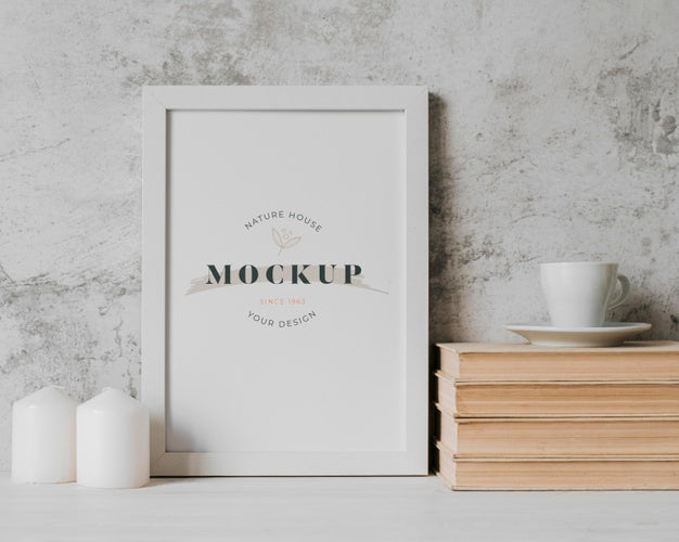 Free Assortment With Mock-Up Frame Indoors Psd
