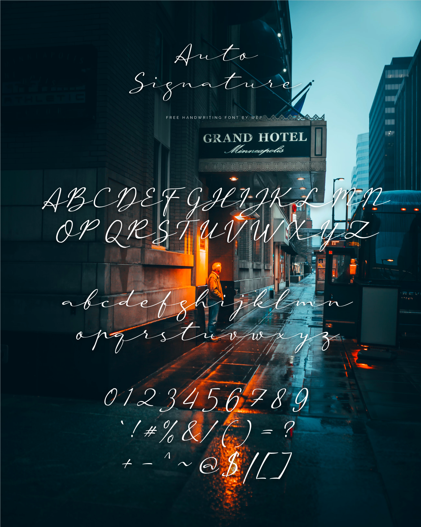 Free A Auto Signature Font