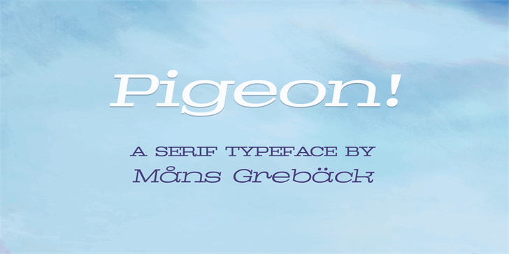 Free Pigeon Font