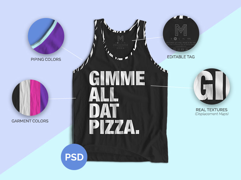 Free Super-Realistic Tank Shirt Mockup