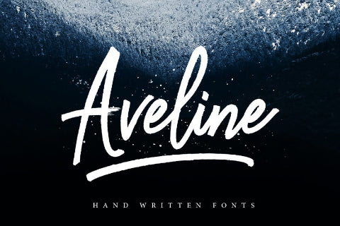 Free Aveline Brush Script Version