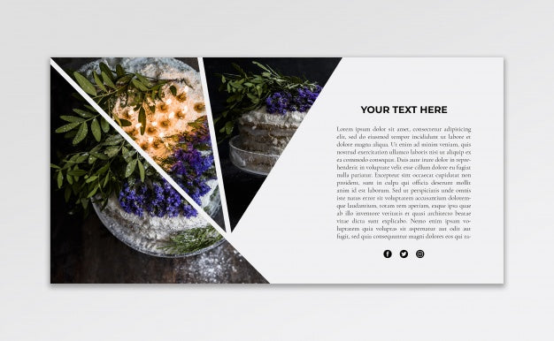 Free Banner Mockup With Image Psd