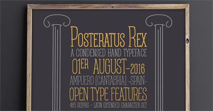 Free Posteratus Rex Font
