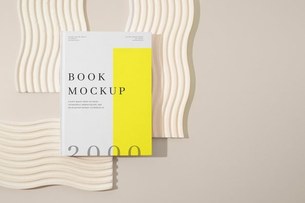 Free Beautiful Book Cover Mockup Psd