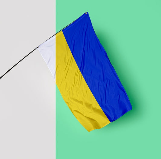 Free Beautiful Flag Concept Mock-Up Psd