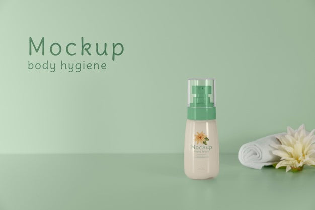 Free Beautiful Hygiene Product Packaging Mockup Psd