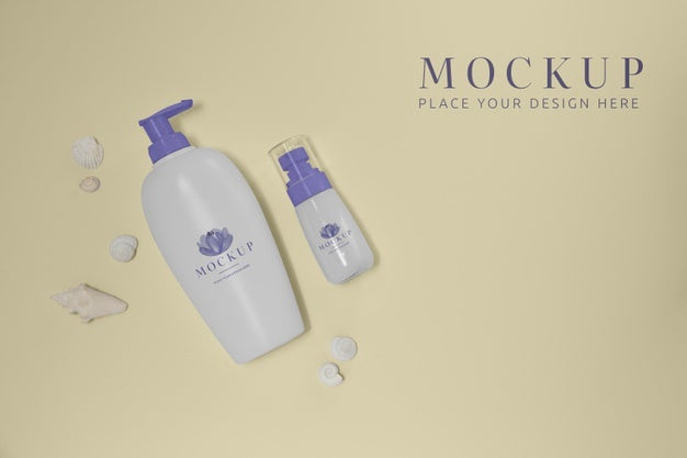 Free Beautiful Hygiene Product Packaging Mockup Psd