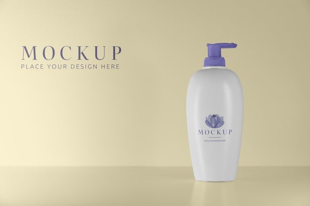 Free Beautiful Hygiene Product Packaging Mockup Psd