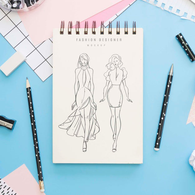 Free Beautiful Stationery Minimal Concept Psd