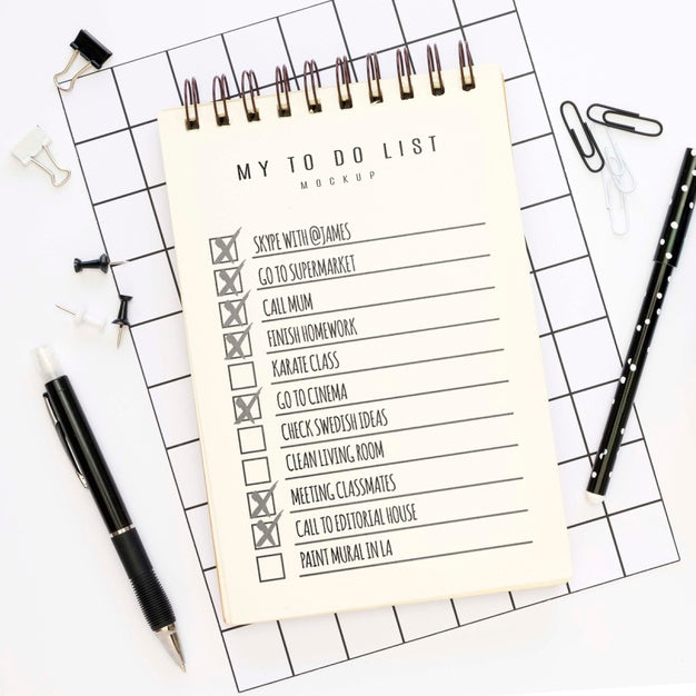 Free Beautiful Stationery Minimal Concept Psd