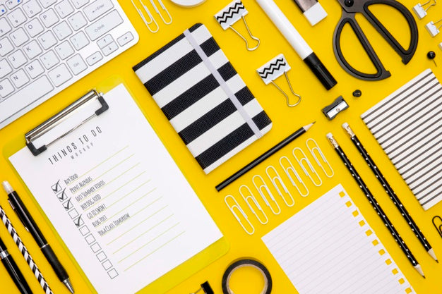 Free Beautiful Stationery Minimal Concept Psd