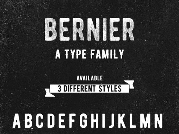 Free Bernier font
