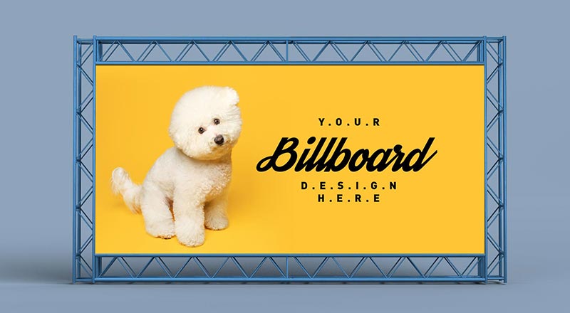 Free Billboard Backdrop Mockup Psd