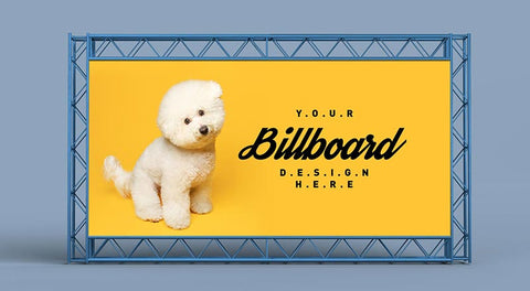 Free Billboard Backdrop Mockup Psd