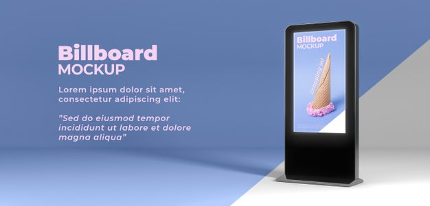 Free Billboard Studio Mock Up Psd