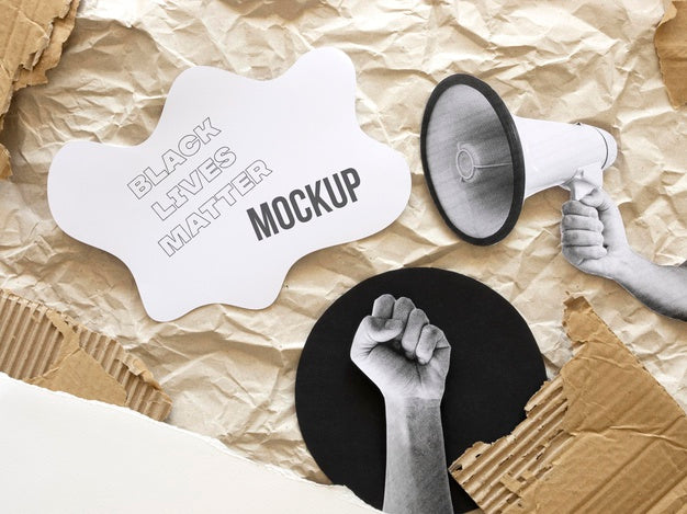 Free Black Lives Matter Mock-Up Assortment Psd