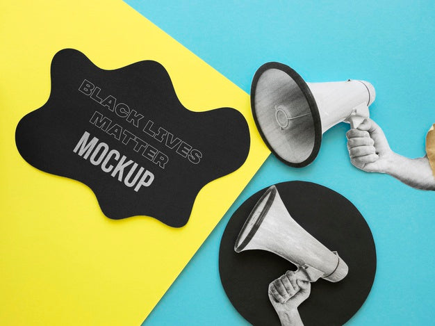 Free Black Lives Matter Mock-Up Assortment Psd