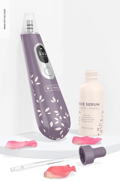 Free Blackhead Remover With Serum Mockup Psd