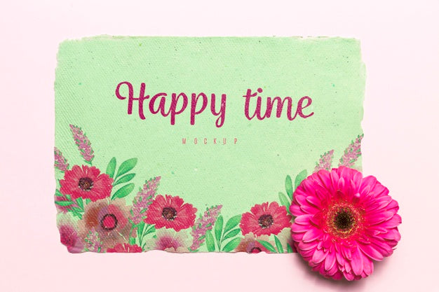 Free Blooming Flower Happy Time Concept Psd