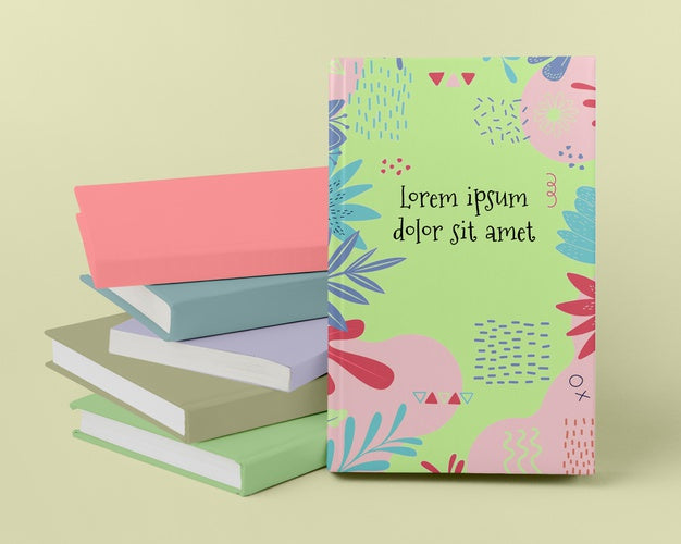 Free Books Studio Concept Assortment Psd