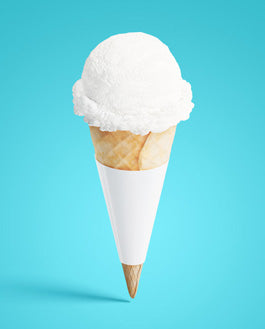 Free Brand Ice Cream Cone Mockup Psd