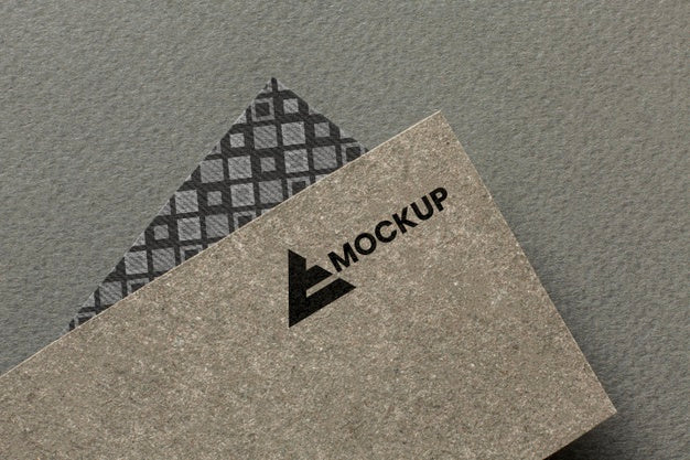 Free Business Branding On Card Mock-Up Arrangement Psd
