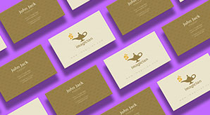 Free Business Card Design Template & Mock-Up Psd File