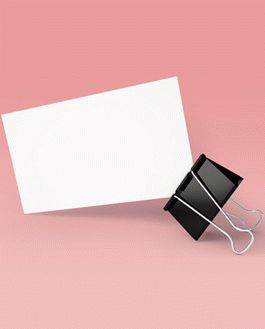 Free Business Card With Clip Mockup Psd