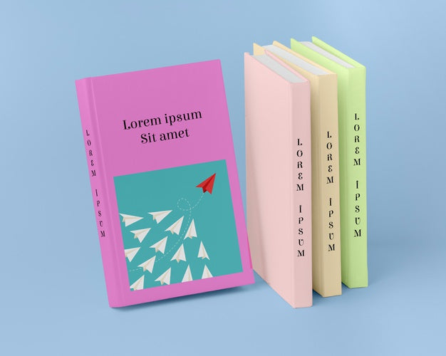 Free Business Concept Books Assortment Psd