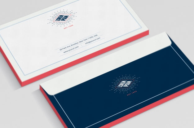 Free Business Envelope Mock Up Psd