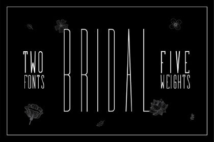 Free Bridal Sans Serif Demo
