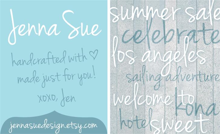 Free Jenna Sue Font