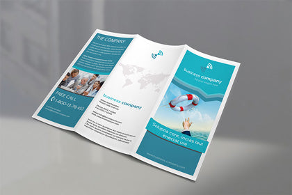 Free Trifold Brochure Mockup