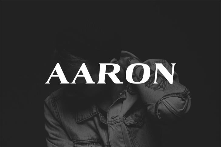 Free Aaron Black Font