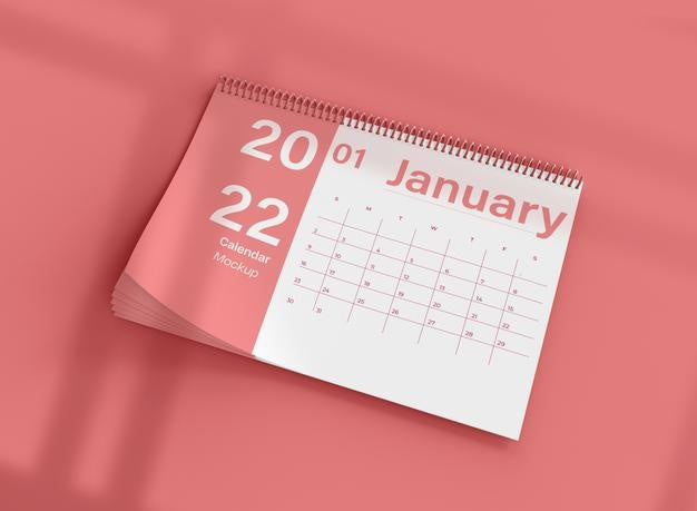 Free Calendar Mockup Psd