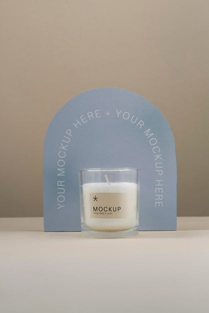 Free Candle Packaging Design Mockup Psd